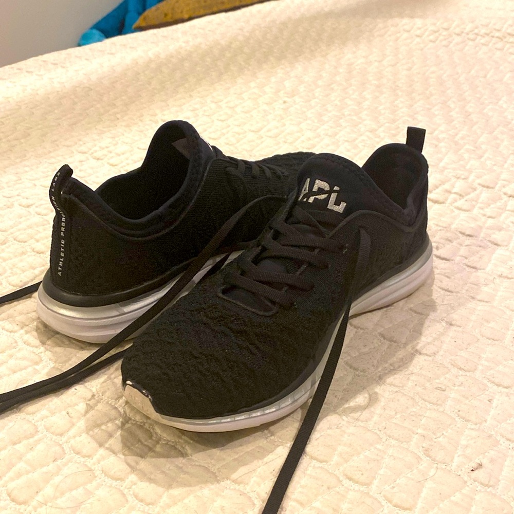 Size 9 black APL sneakers